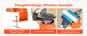Load image into Gallery viewer, Amocart 5/5.5/8" Bench Vise with 360° Swivel Locking Base Vise with Anvil Jaw Width Multipurpose Vise for Clamping Round Pipe