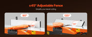 Load image into Gallery viewer, Amocart 6in 2HP 12000 RPM Benchtop Jointer 6 x 23 in Cast Aluminum Table Up to 1/8in Depth Adjustable Fence for Woodworking DIY