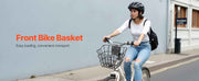Charger l'image dans la visionneuse de galerie, SucceBuy Front Bike Basket Electric Scooter Basket - Max Bearing 20 lbs Construct from Solid Steel Kids / Adults Bicycle Basket
