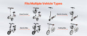 Charger l'image dans la visionneuse de galerie, SucceBuy Front Bike Basket Electric Scooter Basket - Max Bearing 20 lbs Construct from Solid Steel Kids / Adults Bicycle Basket