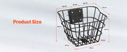 Charger l'image dans la visionneuse de galerie, SucceBuy Front Bike Basket Electric Scooter Basket - Max Bearing 20 lbs Construct from Solid Steel Kids / Adults Bicycle Basket