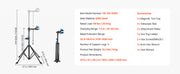 Load image into Gallery viewer, Amocart Bike Repair Stand 66/85/88/110lb Heavy-duty Bicycle Work Stand Foldable Bicycle Maintenance Rack for Mountain&Road Bike