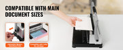 Load image into Gallery viewer, Amocart Coil Spiral Binding Machine Manual Book Maker 34-Holes Binding 120 Sheets Punch Binder w/ Adjustable Coil Binding Spine