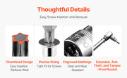 Load image into Gallery viewer, Amocart Torx Bit Socket and External Torx Socket Set 60-Piece T6-T70 TT6-TT70 TP8-TP60 E4-E24 S2 Alloy Steel and Cr-V Steel