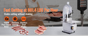 Load image into Gallery viewer, Amocart Commercial Electric Meat Bone Saw Machine 1500W Stainless Steel Blade Bone Bandsaw Machine Workbench Countertop Bone