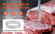 Bild in Galerie-Viewer laden, Amocart Commercial Electric Meat Bandsaw 650W 1800W Stainless Steel Countertop Bone Sawing Machine Frozen Fish Cutter for Pork