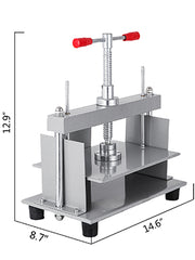 Load image into Gallery viewer, Amocart Manual Paper Press Machine 12x8.6 in for A4 Paper 10cm Thickness Steel Frame Paper Press Machine Papermaking Book Press