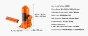 Bild in Galerie-Viewer laden, Amocart 4/6/8 Ton Hydraulic Bottle Jack, Heavy Duty Welded Bottle Jack, for Auto Repair, House Lift and Agricultural Equipment