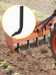 Load image into Gallery viewer, Amocart Box Blade Shank Scarifier Shank Ripper Shank with Removable Tapered Teeth and Pins for Replacement Digging Plowing