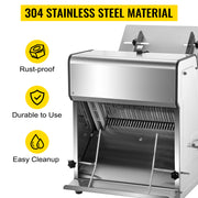 Bild in Galerie-Viewer laden, Amocart Commercial Bread Slicer Stainless Steel 12mm Blades Electric Bread Cutting Machine Kitchen Appliance Toast Processor