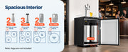 Load image into Gallery viewer, Amocart Beer Kegerator Triple/Dual Tap Home Draft Beer Dispenser for Ball Lock Full Size Keg Refrigerator w/ 5lbs CO2 Tank 162L