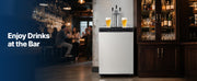 Load image into Gallery viewer, Amocart Beer Kegerator Triple/Dual Tap Home Draft Beer Dispenser for Ball Lock Full Size Keg Refrigerator w/ 5lbs CO2 Tank 162L