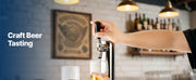Load image into Gallery viewer, Amocart Beer Kegerator Single Tap Commercial Draft Beer Dispenser for D system W/ Shelves Hold 1 Sixth Keg 2.5lbs CO2 Tank 92L