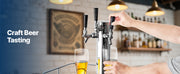 Load image into Gallery viewer, Amocart Beer Kegerator Triple/Dual Tap Home Draft Beer Dispenser for Ball Lock Full Size Keg Refrigerator w/ 5lbs CO2 Tank 162L