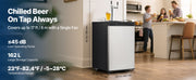 Load image into Gallery viewer, Amocart Beer Kegerator Triple/Dual Tap Home Draft Beer Dispenser for Ball Lock Full Size Keg Refrigerator w/ 5lbs CO2 Tank 162L