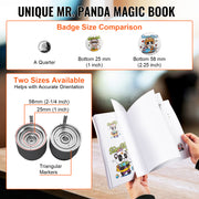 Load image into Gallery viewer, Amocart 25+58MM/32+58MM Badge Maker Machine DIY Button Pin with 500Pcs Free Parts Press Kit Circle Manufacture Button Tool