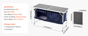 Load image into Gallery viewer, Amocart Camping Kitchen Table Folding Outdoor Cooking Table Aluminum Lightweight Portable Cook Station Foldable Camp Table