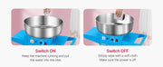 Bild in Galerie-Viewer laden, Amocart Electric Cotton Candy Machine with Cart Commercial Candy Floss Maker with 20.5 in Stainless Steel Bowl, Sugar Scoop