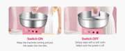 Charger l'image dans la visionneuse de galerie, Amocart Electric Cotton Candy Machine Commercial Candy Floss Sugar Maker with 20.5 in Stainless Steel Bowl Sugar Scoop Pink