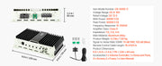 Charger l'image dans la visionneuse de galerie, Amocart Monoblock Car Amplifier Class D Car Audio Amplifier with Remote Subwoofer Level Control Low Pass Filter and Bass Boost