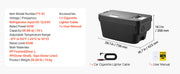 Load image into Gallery viewer, Amocart 12 Volt Refrigerator 20L/35L Car Fridge for Tesla Model 3/Model Y Portable Electric Freezer Compressor with APP Control