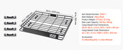Bild in Galerie-Viewer laden, Amocart Roof Rack Basket 64x39x4.1" Universal Rooftop Cargo Carrier Anti-Rust Alloy Steel Car Top Luggage Holder for SUV Truck