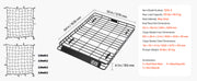 Bild in Galerie-Viewer laden, Amocart Roof Rack Basket 64x39x4.1" Universal Rooftop Cargo Carrier Anti-Rust Alloy Steel Car Top Luggage Holder for SUV Truck