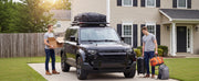 Bild in Galerie-Viewer laden, Amocart 64 x 39 x 4.53 in Roof Rack Cargo Basket with Extension 200 lbs Capacity Universal Fit for SUVs Trucks Vehicles Pickups