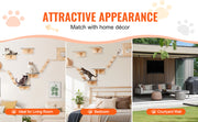Load image into Gallery viewer, Amocart Wall Mounted Cat Shelves Cat Wall Shelves and Perches with Jumping Boards Hammocks & Cat Tree Cat Furniture and Shelves