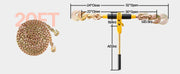 Load image into Gallery viewer, Amocart 7100 lbs Ratchet Chain Binder Heavy Duty Secure Load with Anti-skid Handle Tie Down Hauling for Flatbed Truck Trailer