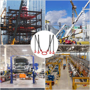 Load image into Gallery viewer, Amocart Lifting Chain Sling Lifts 5Tonne 1.5M 3M 4M X 5/16 Inch Heavy Duty With 4 Legs Grade Hooks and Adjuster G80 Alloy Steel