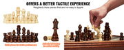 Charger l'image dans la visionneuse de galerie, Amocart 18 Inch 3-IN-1 Chess Checkers Backgammon Table Set Premium Wooden Chess Table Deluxe Combo Game Table Furniture Set