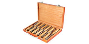 Charger l'image dans la visionneuse de galerie, Amocart 12PCS Wood Carving Hand Chisel Set Lathe Knife DIY Turning Woodworking Professional Gouges Woodcraft Carpentry Tools