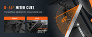 Load image into Gallery viewer, SucceBuy 2800W Chop Saw 14"/355mm Blade Diameter Cut Off Saw 1200RPM Steel Cutting Machine 0-45° Adjustable Dry Cut Chop Saw
