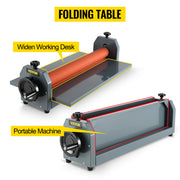 Load image into Gallery viewer, Amocart 39.3"x0.71" Manual Cold Roll Laminator Machine Document Plasticizer Fits for Poster Painting Photo Book Cover A3 A4