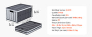 Charger l'image dans la visionneuse de galerie, Amocart 2/3Packs 65L Plastic Collapsible Storage Bins Stackable Folding Crates Containers Space-Saving Basket for Home Organize