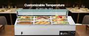 Load image into Gallery viewer, Amocart Commercial Food Warmer Electric Stainless Steel Steam Food Warmer Countertop Buffet Bain Marie with Soup for Catering
