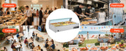 Load image into Gallery viewer, Amocart Commercial Food Warmer Electric Stainless Steel Steam Food Warmer Countertop Buffet Bain Marie with Soup for Catering