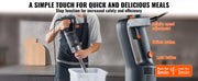 Load image into Gallery viewer, SucceBuy Commercial Immersion Blender 500 Watt Heavy Duty Hand Mixer Variable Speed Kitchen Stick Mixer with 304 Stainless Steel