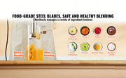 Bild in Galerie-Viewer laden, Amocart 16" Commercial Immersion Blender Heavy Duty Hand Mixer Multi-Purpose Portable Mixer for Soup Smoothie Puree Baby Food