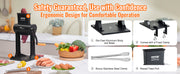 Charger l'image dans la visionneuse de galerie, Amocart Commercial Meat Tenderizer Heavy Duty Stainless Steel Meat Tenderizer Machine Quick and Easy Manual Operation Kitchen