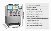 Bild in Galerie-Viewer laden, Amocart Commercial Slushy Machine 12L Singal or Double Tanks Cool and Freeze Modes, Stainless Steel Margarita Smoothie Frozen Drink Maker Slushie Machine for Party Cafes Restaurants Bars Home