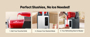 Bild in Galerie-Viewer laden, SucceBuy Slushie Machine No Ice Needed Slushy Machine Frozen Drink Maker w/ Single Tank Margarita Machine for Frozen Margaritas