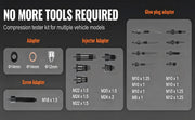 Charger l'image dans la visionneuse de galerie, SucceBuy Testeur de Compression Moteur Diesel 18 Pièces Kit d'Outils de Test de Pression de Cylindre Testeur d'Injecteur Diesel Vérification de Cylindre Pour Camion