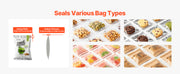 Load image into Gallery viewer, SucceBuy Continuous Heat Sealing Machine 0.32-0.47in Seal Width Automatic Band Sealer with Temperature Control for Plastic Bags