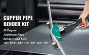 Load image into Gallery viewer, Amocart HVAC Refrigeration Manual Copper Ratcheting Pipe Bender Kit with 7 Dies 8-22mm 90° Inward & Outward Tube Bending Tools