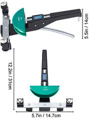 Load image into Gallery viewer, Amocart HVAC Refrigeration Manual Copper Ratcheting Pipe Bender Kit with 7 Dies 8-22mm 90° Inward & Outward Tube Bending Tools