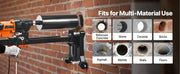 Load image into Gallery viewer, SucceBuy Diamond Core Drilling Machine Dry and Wet Concrete Core Drill Rig with 4 Drill Bits for Concrete Brick Stone 1800/2000W