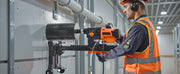 Load image into Gallery viewer, SucceBuy Diamond Core Drilling Machine Dry and Wet Concrete Core Drill Rig with 4 Drill Bits for Concrete Brick Stone 1800/2000W