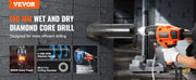 Bild in Galerie-Viewer laden, Amocart 2000W/2600W Handheld Core Drill Machine Drilling Diameter Wet&Dry Diamond Core Drill Rig Rugged Concrete Core Drill